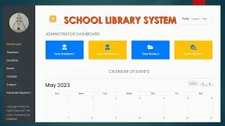 SCHOOL LIBRARY MANAGEMENT SYSTEM PHP DESKTOP