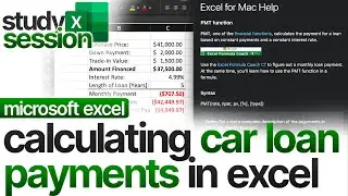 How To Calculate Car Loan Payments In Excel