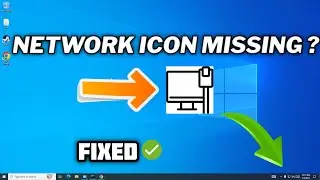 (FIXED) Network icon Missing From Task bar | easy fix | 2024