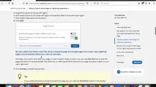 Build a Custom Home Page for Lightning Experience in Salesforce