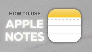 How to use APPLE NOTES on iPhone - Detailed Guide