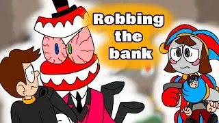 Caine we are robbing the bank! | Flipaclip TADC Animation (Thanks for 10k Subscribe)