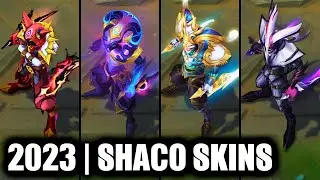 ALL SHACO SKINS SPOTLIGHT 2023 | League of Legends