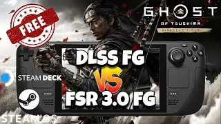FREE FSR 3.0 Frame Generation Mod for Steam Deck Ghost of Tsushima 
