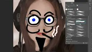 Drawing a friend, Speed digital art