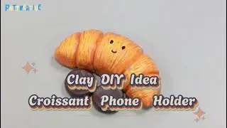 POTTREATIVE | Journey to the Pottery World - A Croissant Phone Holder