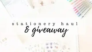 Notebook Therapy stationery haul & review + GIVEAWAY! | studytee