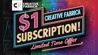 creative fabrica $1 - all access subscription for only