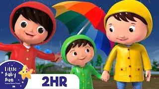 Play in the Rain Song!! | + 2 HOURS of Nursery Rhymes and Kids Songs | Little Baby Bum