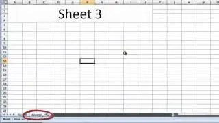 Excel 2007 - Unhiding a Worksheet