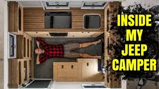 INTERIOR COMPLETE! - Dream Overland Jeep Camper Build Pt. 9