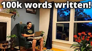 I finished my first draft!! | camp nanowrimo writing vlog