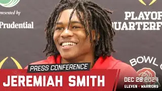 Jeremiah Smith talks about his recent run of success, playing Oregon, connection with Will Howard