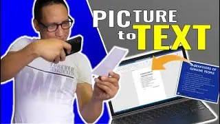 Convert Picture to Editable Text │ Image to Text │ Work Productivity Hack