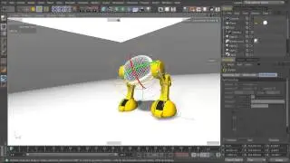 Tutorial: Build & Animate a Two-Legged Walker in C4D: Intro