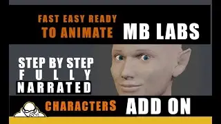 Make Fast Easy Characters With MB Lab Add on In Blender 2.9 How to