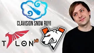 НС смотрит игру Talon Esports vs Virtus.pro | Clavision: Snow Ruyi