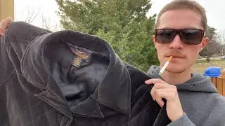 Smoking in My $20 Smoking Jacket for the First Time