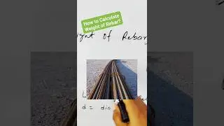 How to Calculate Weight of Rebar on Site #weight #rebar