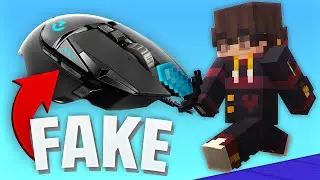 FAKE vs REAL Gaming Mouse for Minecraft Bedwars