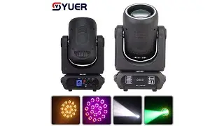 YUER™️ LED 250W Beam Light with Aperture 18 Prism Moving Head Light Club Bar Stage Lighting