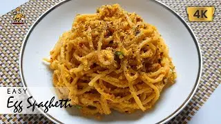 Delicious Egg Spaghetti Recipe is Very Easy to Make at Home