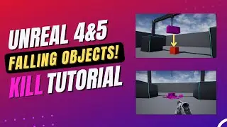 UE4/5 How To Make Hanging/Falling Object Kill Tutorial (Link In Description)