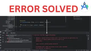 SOLVING AAR metadata error in android studio