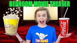 I Made A Movie Theater In My Room!