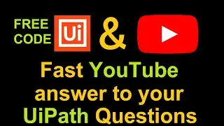 Fast YouTube answer to your UiPath Questions | Learn UiPath | UiPath Video Tutorials