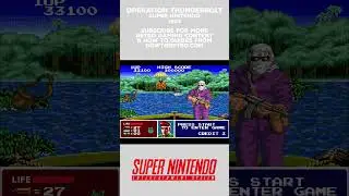 Super Nintendo Classics - Operation Thunderbolt #howtoretro #retrogaming #emulator #nintendo #snes