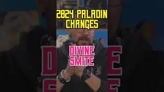 2024 Paladin Changes - Divine Smite