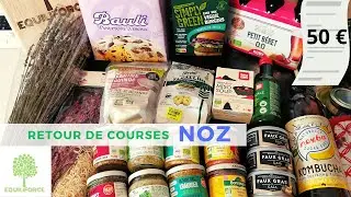 Gros Retour de COURSES chez NOZ (végétarien) : 50 €