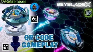 DAGGER DRAN QR CODE + GAMEPLAY BEYBLADE X APP