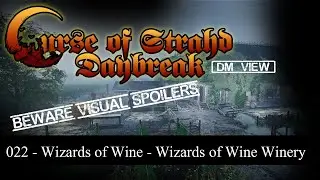 Wizards of Wine (DM View) - Curse of Strahd Isekai: Daybreak - FVTT - 5e Dungeons & Dragons - 22