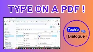 How to Type On a PDF