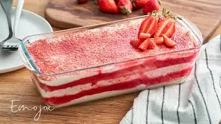 Strawberry Tiramisu Recipe | Emojoie