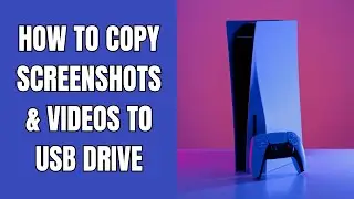 How to copy screenshots and video clips from PS5 to USB drive