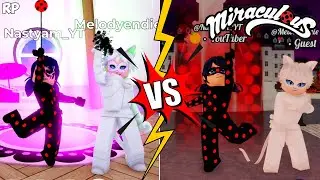 [NEW] MJ VS Miraculous RP - TODOS AKUMATIZADOS (Comparação) - MIRACULOUS ROBLOX!