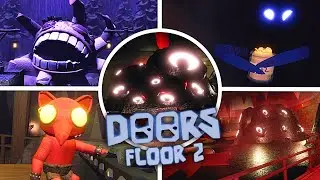 FLOOR 2 Glitch Ending + All Cutscenes and Bosses ⭐ DOORS Floor 2 Update The Mines