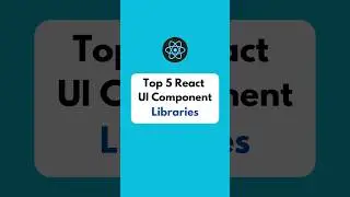 Top 5 React UI Component Libraries. #reactjs