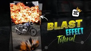 TRENDING BLAST EFFECT BIKE TUTORIAL - CAPCUT🔥