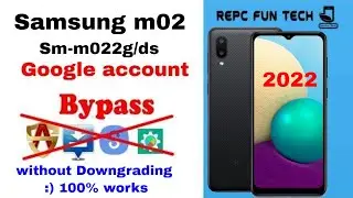 samsung m02 frp bypass 2022 | m02 frp reset no need adb