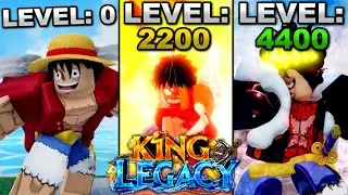 I Spent 24 Hours Grinding As Luffy In Roblox King Legacy... Heres What Happened!