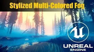 Stylized Multi-Colored Fog in UE4/UE5. New Version