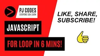 Javascript For Loop Explained in 6 Minutes!