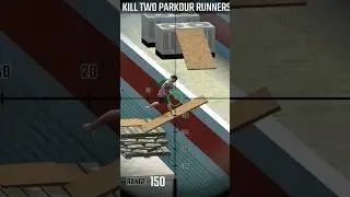 NSANE Parkour Chase! Can You Stop Them in Pure Sniper? (Level 78 Airport (Miami)