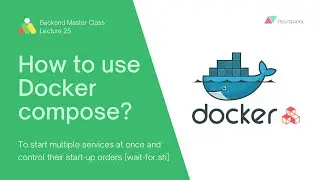 [Backend #25] How to write docker-compose file and control service start-up orders with wait-for.sh