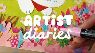 Painting a Picture Book Cover ✷ Illustrator Diaries #3