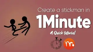 How To Creat a Stickman in 1Minute in Moho